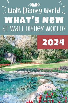 the walt world with text overlay that reads what's new at walt world?