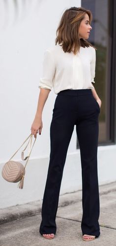 Business casual: style : simple : fashion : cute :: entrepreneur : Ms. Entrepreneur : business : working woman : professional : profession : passion : dream : goals : office : offices : conference rooms : business outfits : networking : Business Travel Outfits, Street Look, Inspired Outfits, Work Wardrobe, Professional Outfits