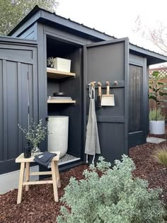 A collection of some of our Custom Animal Homes that are unexpectedly modern and forward thinking Modern Garden Shed, Animal Homes, Custom Backyard, Double Doors Exterior, Chicken Coop Designs, Backyard Sheds, Backyard Paradise, Shed Ideas, Backyard Inspiration