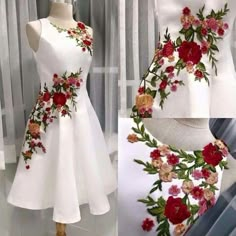 Beautifull evening party wear semi ball gown worked with 3D floral work, can be customised in floor length gown Full sleeves can be on your choice, Can be customised on your choice of color and size Pure hand made outfit  99percent can be same as like image  With best quality of fabric and worked material Dry clean White Floral Embroidery Prom Gown, White Floral Embroidered Prom Gown, White Organza Dress For Wedding Guest, White Prom Gown With Floral Embroidery, Sleeveless Wedding Dress With 3d Flowers, Wedding Dress With 3d Embroidery In Organza, Spring White Gown For Banquet, White Spring Banquet Gown, Spring White Banquet Gown