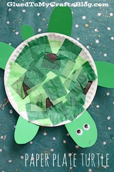 paper plate turtle craft for kids to make