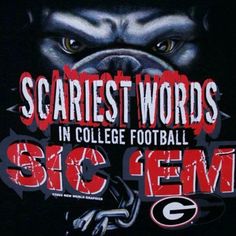 the poster for scaries words in college football's big ten game is shown