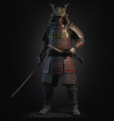 Samurai Concept, Sengoku Jidai, Ronin Samurai, Medieval Japan, Japanese Art Samurai, Arte Ninja, Historical Warriors, Ancient Armor, Samurai Artwork