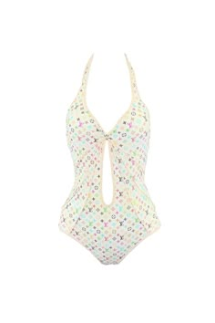 Louis Vuitton Multicolor Monogram Murakami Swimsuit | Tokyo Roses Vintage Luxury Summer Swimwear For Vacation, Luxury One-piece Swimwear For Summer, Luxury One-piece Swimwear, Luxury Swimwear For Pool, Designer Fitted Swimwear For Swimming, Designer Beach Swimwear For Summer, Designer Summer Swimwear For Beach, Louis Vuitton Swimsuit, Louis Vuitton Clothes