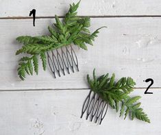 Bridal Wedding Hair Comb Green Leaf Fern Hair Piece Wedding | Etsy Woodland Wedding Hair, Floral Hair Piece, Forest Theme Wedding, Hair Piece Wedding, Floral Hair Pieces, Enchanted Forest Wedding, Floral Hair Combs, Bridal Wedding Hair, Wedding Hair Comb