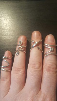 Diy Nail Ring, Finger Tip Rings, Expensive Jewellery, Ring Nails, Metal Stamped Jewelry