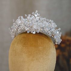 CC Crowns for Women Wedding Hair Accessories Bridal Headpiece Engagement Jewelry 100% Crystal Beads Crowns For Women, Crystal Crown Wedding, Crown For Women, Hair Accessories Bridal, Crown Wedding, Crystal Crown, Bridal Headpiece, White Crystal, Engagement Jewelry