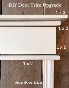 how to build a diy door trim upgrade for the front and back of your house