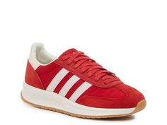 adidas Run 70s 2.0 Sneaker - Women's Red Sneakers Women, Red Adidas Shoes, Dress Sandals Flat, Shoe Size Chart Kids, 2024 Wishlist, London Trip, Sneakers Adidas, Red Sneakers, Red Adidas