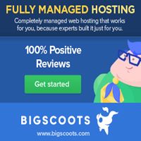 an image of a web hosting page with the words, get started and fully managed hosting