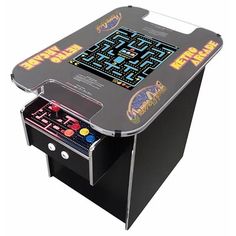 an arcade machine that is designed to look like a pac man