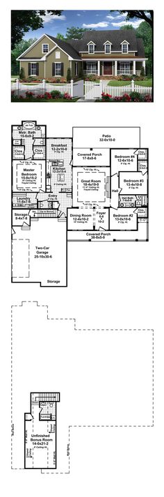 the floor plan for this house is very large and has two levels to each level