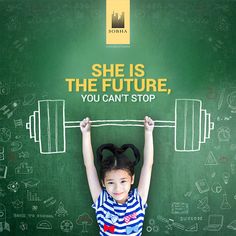 This #InternationalDayOfTheGirlChild, let's focus on their empowerment for a better tomorrow. SOBHA Limited #SobhaNCR #PassionAtWork Conceptual Ads, Education Slogans, Social Media Campaign Design, School Guide, School Concept, Typography Design Quotes