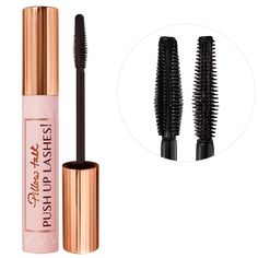 A mascara that gives lashes instant and long-lasting volume, length, and lift with an exclusive Load, Comb, and Lift technology brush. Highlighted Ingredients: - Lash-Lifting Polymer: Lifts and holds lashes. - Carnauba Wax and Microcrystalline Wax: Add body and texture to the formula for volume and length. - Kerestore™: Creates a super-strong conditioning effect on individual hair fibers to create a thicker look and feel on lashes. Charlotte Tilbury Pillow Talk, Mascara Brands, Charlotte Tilbury Makeup, Lashes Mascara, Lengthening Mascara, Best Mascara, Individual Lashes, Mascara Lashes, Pillow Talk