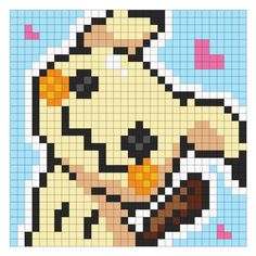 a cross - stitch pattern of a dog