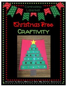 a christmas tree craftivity book for kids