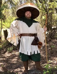 Mushroom Wizard Costume, Mushroom Druid Cosplay, Mushroom Cosplay Men, Mushroom Fae Costume, Male Mushroom Costume, Mushroom Couple Costume, Mushroom Costume Men, Mushroom Druid, Mushroom Outfits