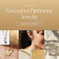 You bring warmth to the season, November babies! The birthstone for November is the optimistic citrine, believed to bring joy and success to the one wearing it. November Baby, November Birthstone Jewelry, Citrine Jewelry, November Birthstone