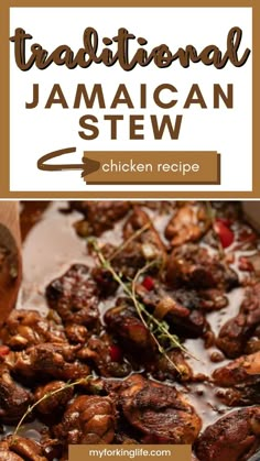 the traditional jamaican stew is an easy and delicious recipe