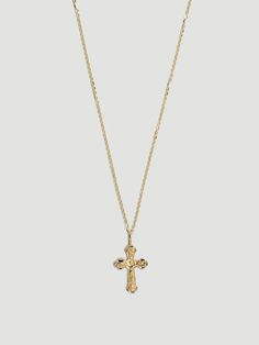 THE CROSS MY HEART NECKLACE Catholic Cross Necklace, Vintage Cross Necklace, Catholic Necklace, Crucifix Necklace, Gothic Cross, Gold Cross Necklace, Jewelry Accessories Ideas, Gold Cross Pendant, Jewelry Fashion Trends