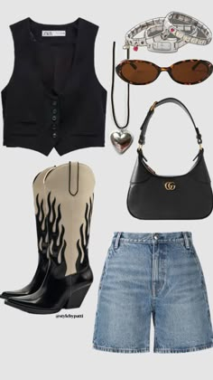 '@stylebypatti Stampede Outfit, Bad Bunny Concert, Costal Cowgirl, Concert Outfit Summer, Cowgirl Style Outfits, Country Style Outfits, Looks Country, Rodeo Outfits, Nashville Outfits