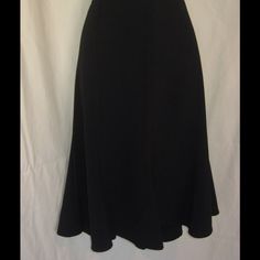 This Solid Black Skirt With Side Zip Is The Perfect Wardrobe Staple. Versatile Enough For The Office Or Date Night, It’s Definitely A Closet Foundation Piece. It Is In Perfect Condition, And New With Tag. Please Refer To Photos For Measurements Smoke Free, Pet Free Home All Reasonable Offers Considered Bin A Black Stretch A-line Bottoms, Classic Black A-line Skirt, Classic Black Maxi Skirt For Work, Classic Fitted A-line Skirt, Black A-line Lined Skirt, Classic A-line Maxi Skirt For Formal Occasions, Black A-line Relaxed Fit Skirt, Fitted A-line Maxi Skirt For Evening, Classic Fitted A-line Bottoms