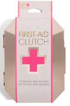 Disinfect it. Soothe it. Wipe it. Swab it. Wrap it. Protect it.Mom's always prepared to wipe away the ouch. 75 Essential Rescue Supplies for Kids, Girls, Boys, Family, Home, Car or Travel Rose Gold First Aid Hard Case You Can Pop in Your Purse, Diaper Bag, or Car Glove Compartment Reuse to Carry Women's Essentials, Phone Chargers, Tampons, Aspirin, Vitamins Reach for the supplies you need in one handy compact case loaded with 75 Essential Rescue Supplies: 6 Antiseptic Cleansing Wipes; 6 Sting Re Finger Bandages, Mini Emergency Kit, Rose Gold Clutch, Christmas Boutique, Bachelorette Pad, College Essentials, Car Essentials, Car Accessories For Women, First Aid Supplies