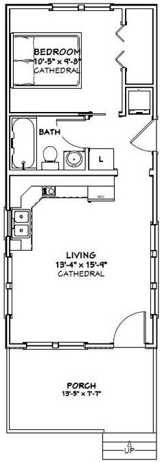 the floor plan for a two bedroom apartment with an attached bathroom and living room area