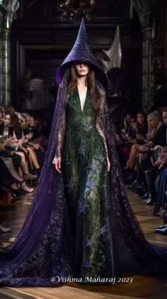 Wizard Robes, Goth Look, Runway Dresses, Fairytale Dress, Witchy Woman