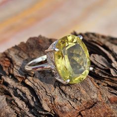 Lemon Quartz Ring, Sterling Silver Ring, Faceted lemaon oval ring Statement Ring, handmade ring, anniversary Rings for Women, gift for Her  Description : Gemstone : Lemon Quartz Style: Boho & hippie Ring Size : 7  US Materials: 925 Sterling Silver  Handmade item  Occasion - Anniversary, Engagement Gift Wedding Birthday Valentines Day Gift Ring Yellow Oval Promise Ring, Handmade Oval Emerald Ring, Yellow Oval Topaz Promise Ring, Oval Yellow Topaz Promise Ring, Yellow Oval Ring For Wedding, Oval Green Citrine Rings, Oval Emerald Ring Gift, Yellow Oval Cabochon Ring For Gift, Yellow Citrine Oval Rings