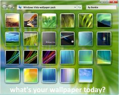 the windows vista wallpaper pack is displayed in this screenshote screen graber