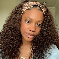 PRICES MAY VARY. 100% Brazilian Virgin Human Hair Headband Wigs deep wave,No Glue,No Sew In,Non Lace Front Wigs Machine Made Headband Wigs For Black Women.No Tangle,No Shedding,No Smell,Soft, Healthy,Can Be Straightened,Curled,Bleached,Dyed,And Styled As Your Own Hair Headband Wigs Size Adjustable: Cap Size - There are clips in the front and Velcro in the back. Average water wave wig cap (Circumference:22.5") Fits most head sizes. The straps are strong, not easily deformed Headband Wig Healthy a Deep Wave Sew In, Headband Wigs For Black Women, Deep Wave Human Hair, Hair Wigs For Black Women, Hair Headband, Headband Wig, How To Make Headbands, Brazilian Remy Hair, Wave Wig