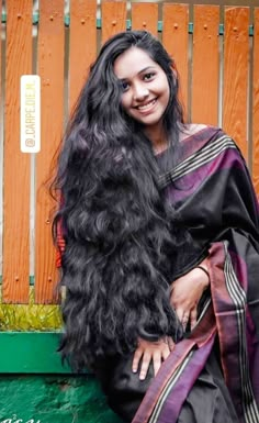 Long Hair Pictures, Hair Indian, Cute Smile, Long Black Hair, Long Hair Girl