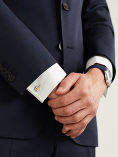 Since its inception over a century ago, Buccellati has sought inspiration from the Renaissance period and the technique used to craft these 'Macri Classica' cufflinks can be traced back to the era. Cast from sterling silver, they've been engraved by hand using a burin and sit in gleaming 18-karat gold 'Ornato' settings. Gold Cufflinks Men, Dress Code Guide, Black Tie Dress Code, Black Tie Dress, Gold Cufflinks, Black Tie Wedding, Silver Cufflinks, Cufflinks Men, Inception