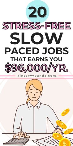 Take it easy with slow paced jobs that let you enjoy a relaxed lifestyle! These slow living jobs are perfect for women and men, offering part-time or full-time options from home with no degree or experience required. Whether you're looking for a career or side hustle, these jobs can help you make money without the stress. Work From Home Careers, Work From Home Companies, Night Jobs, Job Info, Ways To Get Money, Social Media Jobs