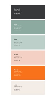 the color scheme for an interior paint palette