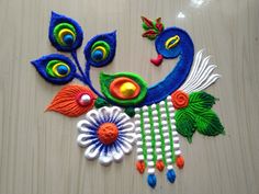 Rangoli Lifestyle Small Peacock Rangoli, New Year Rangoli Design 2022, Mahashivratri Rangoli, Modern Rangoli, Peacock Rangoli Design, Simple Flower Rangoli, Creative Rangoli, Poster Rangoli, New Year Rangoli