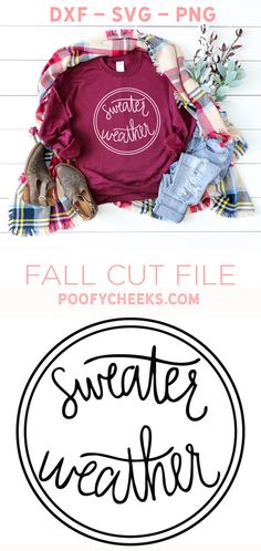 the free cut file for sweater weather