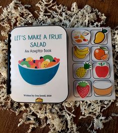 the book lets make a fruit salad an adapted book