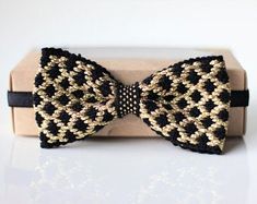 Interesting in mens fashion? Luxury style?Looking for authentic mens accessories or unique gift ideas for dad? Planing your luxury wedding? This is handwoven golden bow tie for men handcrafted from yarn. Etno fashion is my passion :) #mensfashion #mensoutfit #etno #menswear #Lithuania #weaving #etnofashion #bowtie #goldenbowtie #blackbowtie Fashion Is My Passion, Bow Tie For Men, Gift Ideas For Dad, Gold Bow Tie, Wedding Bow Tie, Golden Bow, Kids Bow Ties, Black Bow Tie