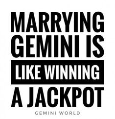 a black and white poster with the words, marrying genni is like winning a jackpot