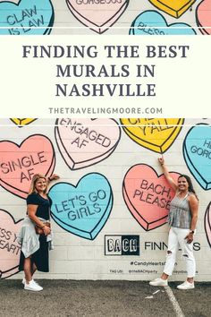 Nashville Mural Map and Guide Nashville Girls Weekend, Nashville Tennessee Vacation, Nashville Map, Nashville Murals, Tennessee Road Trip