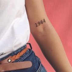 21 Number Tattoos That Honor Special Dates and Lucky Digits Date Tattoos, Shape Tattoo, Disney Tattoo, Cute Small Tattoos, Arrow Tattoo, Diy Tattoo, Tattoos For Daughters, Disney Tattoos