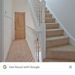 the stairs in this house are all white