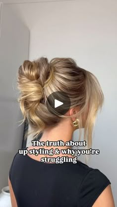 How To Do An Updo Yourself, Over Thinking, French Roll, Low Bun Hairstyles, Long Hair Updo, Online Tutorials