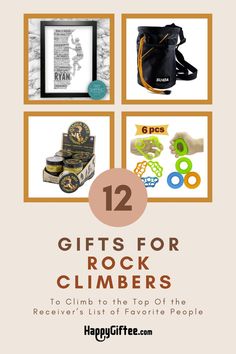 gifts for rock climbers to climb the top of the recovers list of favorite people