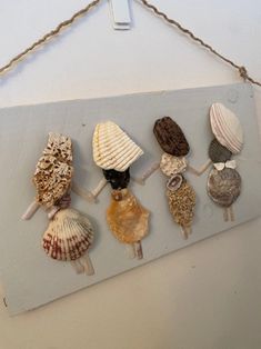 Girlfriends A - Etsy Seashell People, Shell People, Sea Sign, Imperial Beach, Beach Bathroom Decor, Hag Stones, Shell Crafts Diy