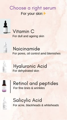 Unlock radiant skin with our rejuvenating serums! 🌟 Discover the power of targeted skincare with our curated selection. From hydration to anti-aging, these serums are your secret to a glowing complexion. ✨ #Skincare #Serums #glowingskinroutine #glowing #skincare Good Face Serum Skin Care, Skincare By Age, Best Serums For Glowing Skin, Different Serums And Their Uses, How To Use Niacinamide Serum, Natural Serum For Face, Skincare Tips Serum, Different Types Of Serums