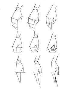 how to draw hands step by step