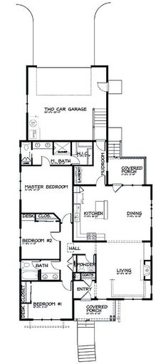 the floor plan for this house shows the living room and dining area, as well as the